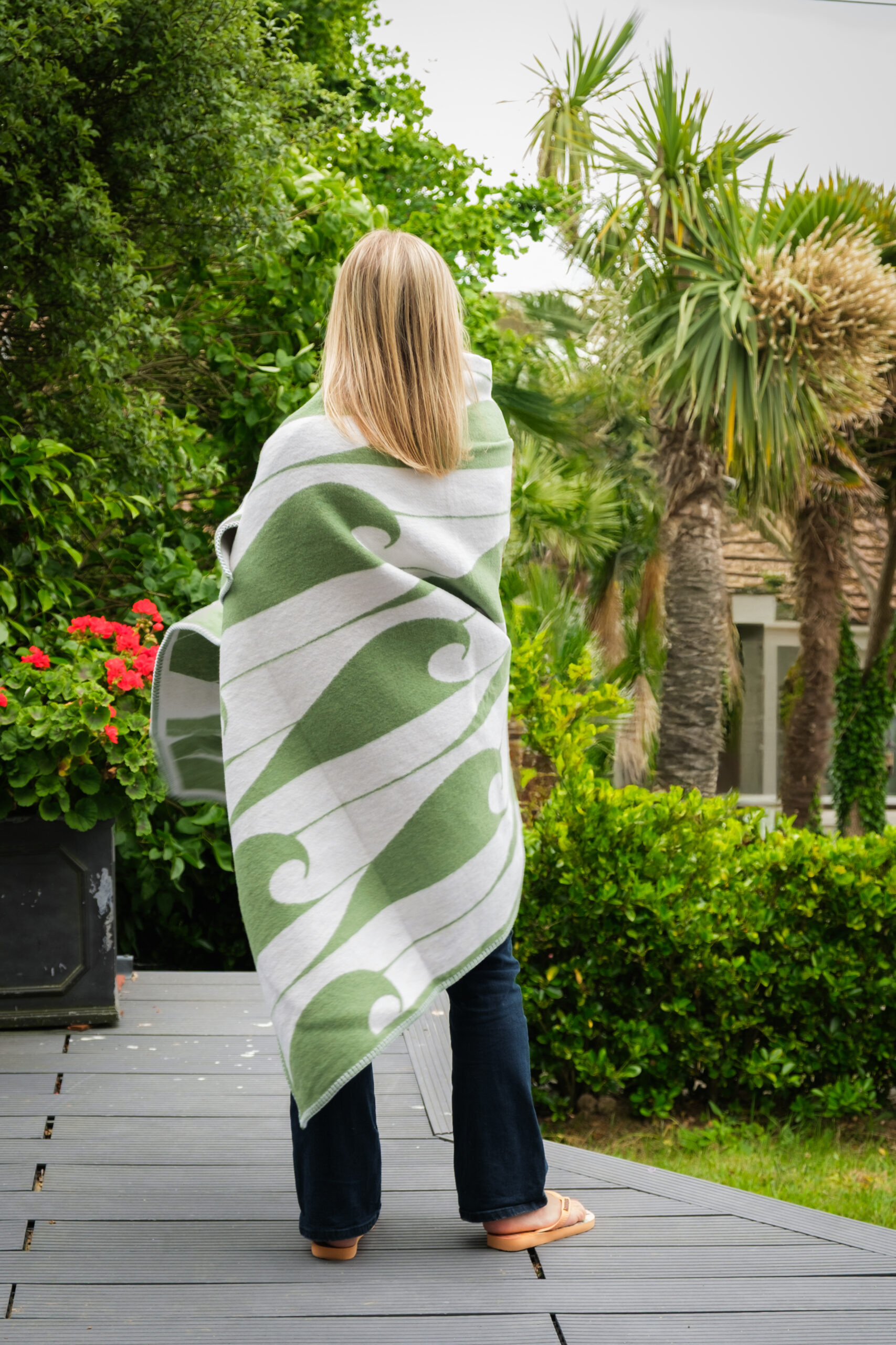 ethical british cotton super soft to touch throw