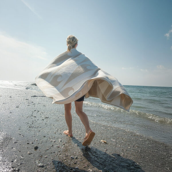 Ethically made, effortlessly beautiful – meet the Sandy Beach Throw