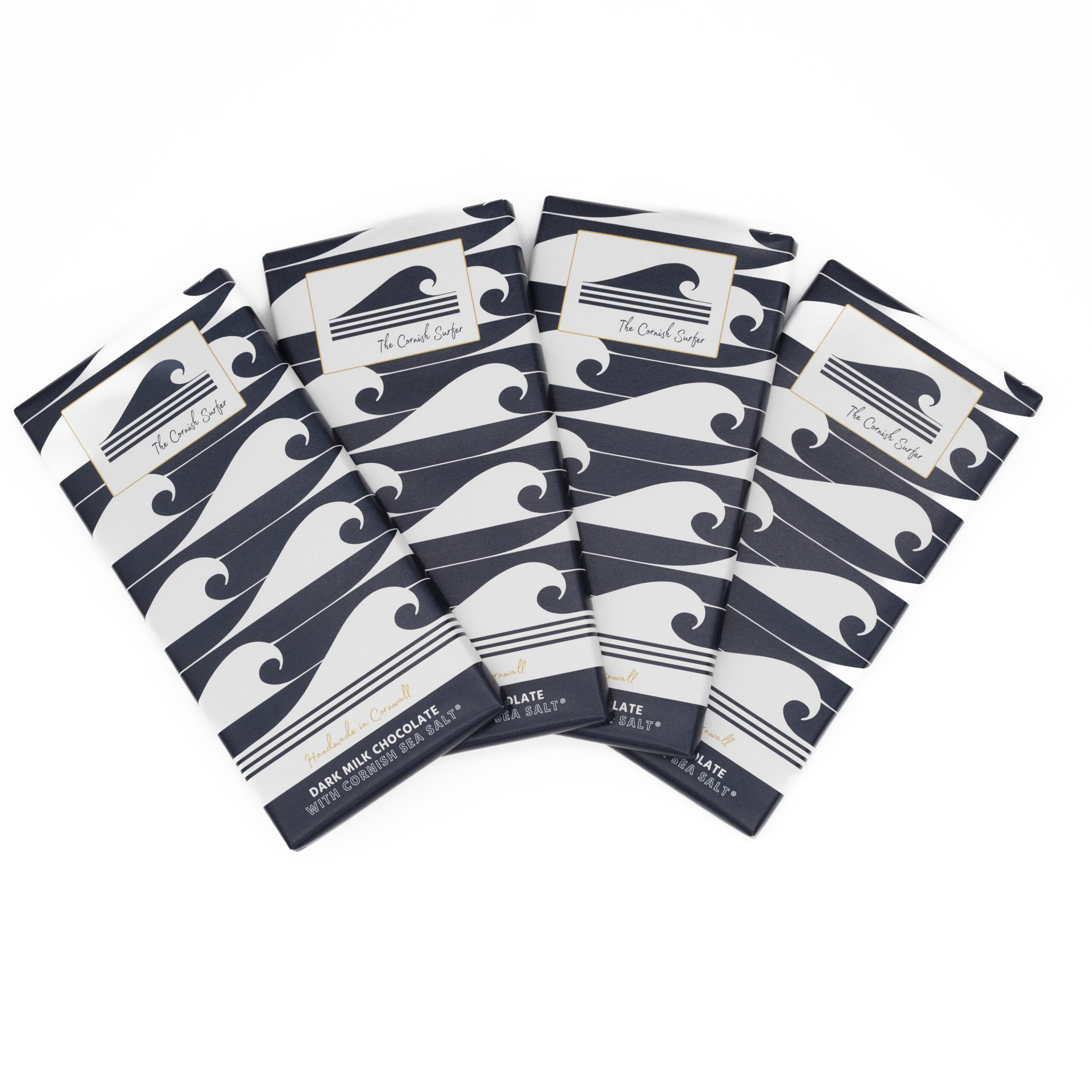 Handmade Cornish Sea Salt Chocolate Bar – Dark Milk.